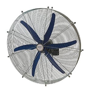 VENTILADOR INDUSTRIAL GG36' (1M) GALV. 6 PÁS AZUL MOTOR WEG 0.5CV MONOFASICO NR12 C/SUPORTE