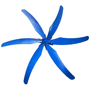 CJ HÉLICE C/6 PÁS VENTILADOR 36' AZUL
