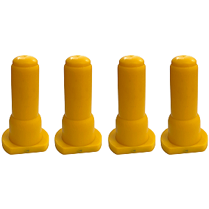 BICO AMARELO P/ BALDE ALIMENTADOR BEZERROS BASPAN C/4UNI