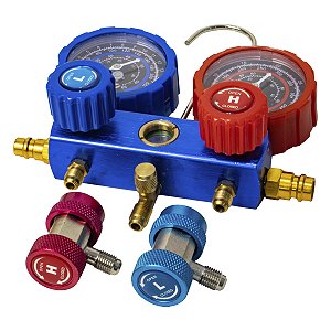 Manômetro Royce Connect para R32 R410 R134a R22 com Mangueira