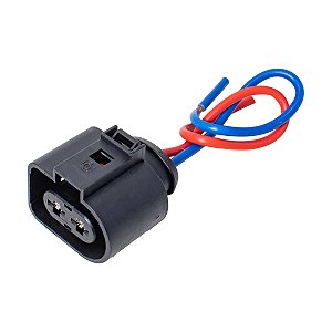 Conector Resistência Eletroventilador Vokswagen Gol G5 Sem Ar Condicionado