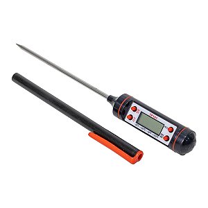Termômetro Digital EOS Tipo Espeto Com Sonda Em Aço Inoxidável -50 a 300ºC