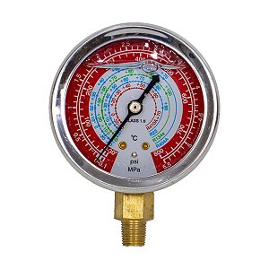 Relógio Manômetro de Alta com Glicerina