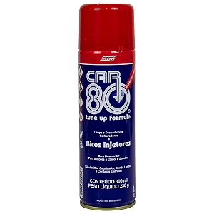 Limpa e Descarboniza Carburadores e Bicos Injetores Spray 300ml - Car 80