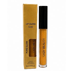 Lip Gloss Gold Pure Glow 5 ml Lady Beauty