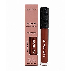 Lip Gloss Mocha Mousse Volumoso 5 ml Lady Beauty