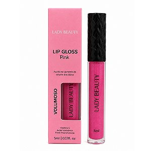 Lip Gloss Pink Volumoso 5 ml Lady Beauty