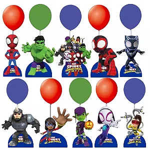 Spidey e seus Amigos Centro de Mesa