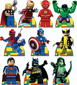 Lego Heróis Displays