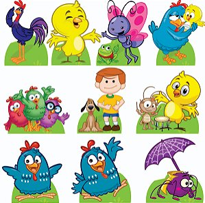 Galinha Pintadinha Displays