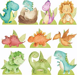 Dino Baby Aquarelado Displays