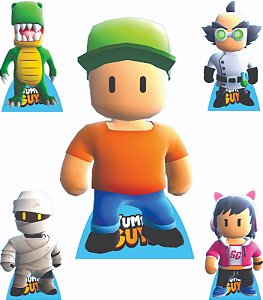 Stumble Guys Kit 1 Display de Chão e 4 Displays de Mesa