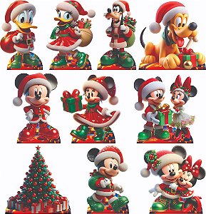 Turma do Mickey Natal Displays