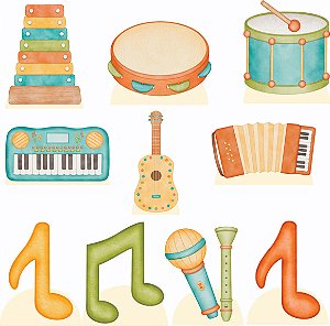 Instrumentos Musicais Displays