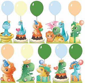 Dino Baby Aniversário Centro de Mesa