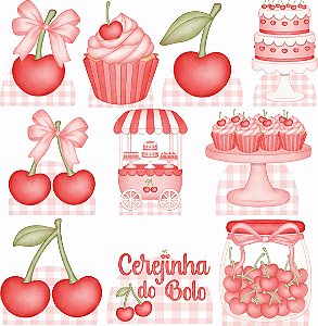 Cerejinha do Bolo Aquarelado