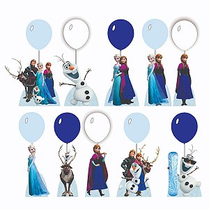 Frozen Centro de Mesa Com Balão