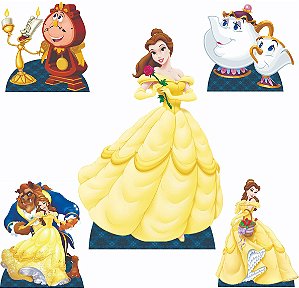 Bela e a Fera 1 Display de Chão e 4 de Mesa