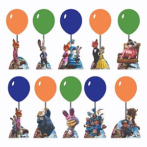 Zootopia Centro de Mesa