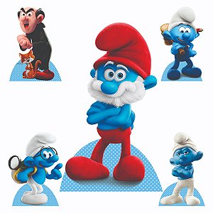 Smurfs 1 Display de Chão e 4 de Mesa