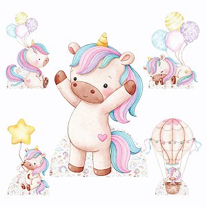 Unicórnio 1 Display de Chão e 4 de Mesa