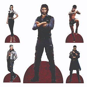Free Fire 1 Display de Chão e 4 de Mesa