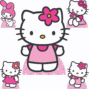 Hello Kitty 1 Display de Chão e 4 de Mesa