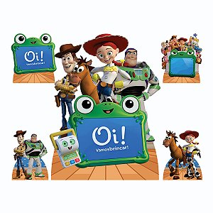 Toy Story 5 - 1 Display de Chão e 4 de Mesa