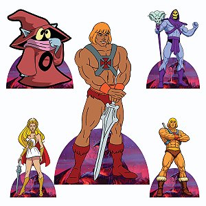 He Man Kit 1 Display de Chão e 4 de Mesa
