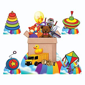 Brinquedos Antigos 1 Display de Chão e 4 de Mesa