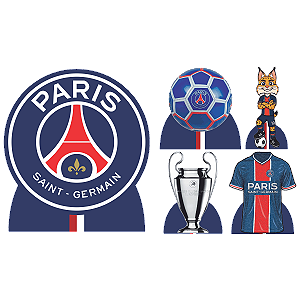 Paris Saint Germain 1 Display de Chão e 4 de Mesa