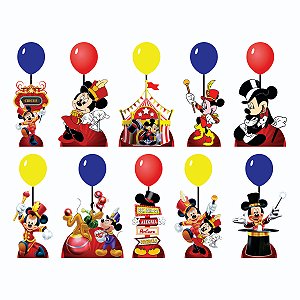 Circo do Mickey Centro de Mesa