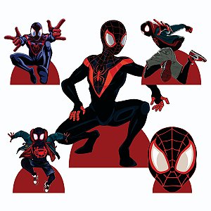 Miles Morales 1 Display de Chão e 4 Displays de Mesa