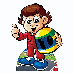 Formula 1 Senninha Displays de Chão
