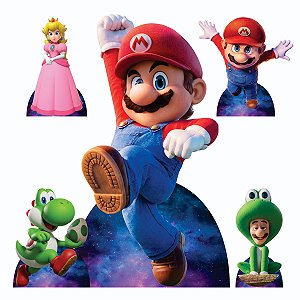 Mario Galaxy 1 Display de Chão e 4 de Mesa
