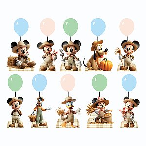 Mickey Fazendeiro Centro de Mesa