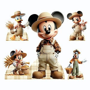 Mickey Fazendeiro 1 Display de Chão e 4 de Mesa
