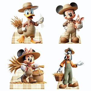 Mickey Fazendeiro 4 Displays 25cm
