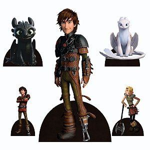 Como Treinar o Seu Dragão 1 Display de Chão e 4 de Mesa