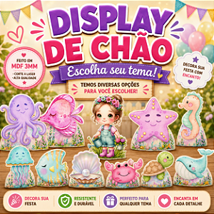 Escolha Seu Tema Displays de Chão