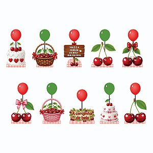 Cerejinha do Bolo Centro de Mesa