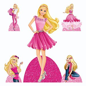Barbie 1 Display de Chão e 4 de Mesa