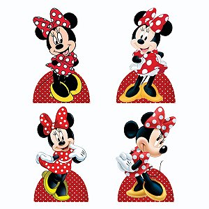 Minnie Vermelha 4 Displays 25cm