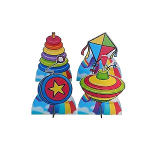 Brinquedos Antigos 4 Displays 25cm