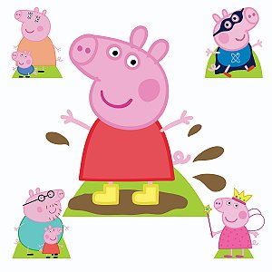 Peppa Pig 1 Display de Chão e 4 de Mesa