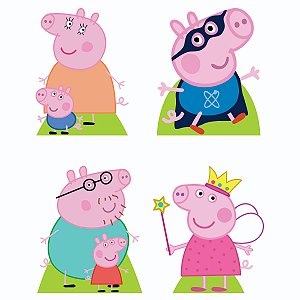 Peppa Pig 4 Displays 25cm