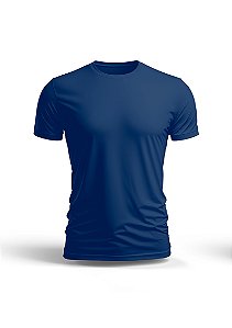 Camiseta Alta Performance Dryfit Masculina Azul Treino, Corrida e Conforto