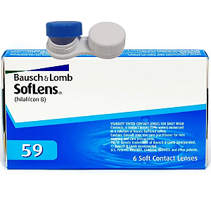 Lentes de contato Softlens 59 + Estojo de brinde