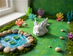 Mini Dragão Articulado