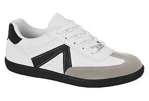 Tenis Vizzano Casual Samba Com Recortes Branco/Preto